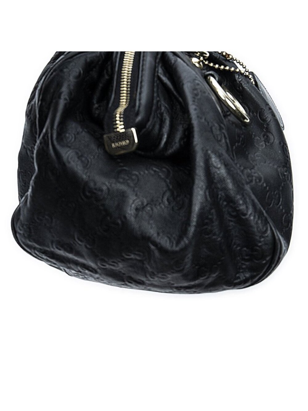 Gucci Ski Boston Black Guccissima Messenger Bag - Picture 8 of 10